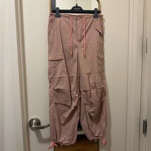 Blush Pink Women's Joggers with Drawstring